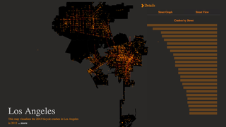 Visualizing L.A.'s 2,043 Annual Bike Crashes
